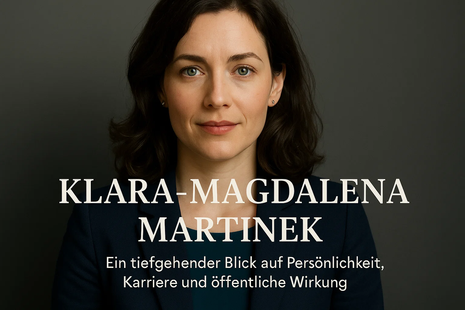 Klara-Magdalena Martinek – Ein tiefgehender Blick auf Persönlichkeit, Karriere und öffentliche Wirkung