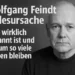 Wolfgang Feindt Todesursache