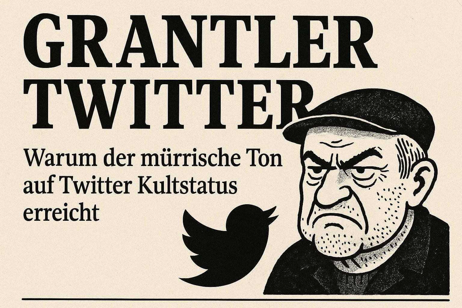 Grantler Twitter – Warum der mürrische Ton auf Twitter Kultstatus erreicht