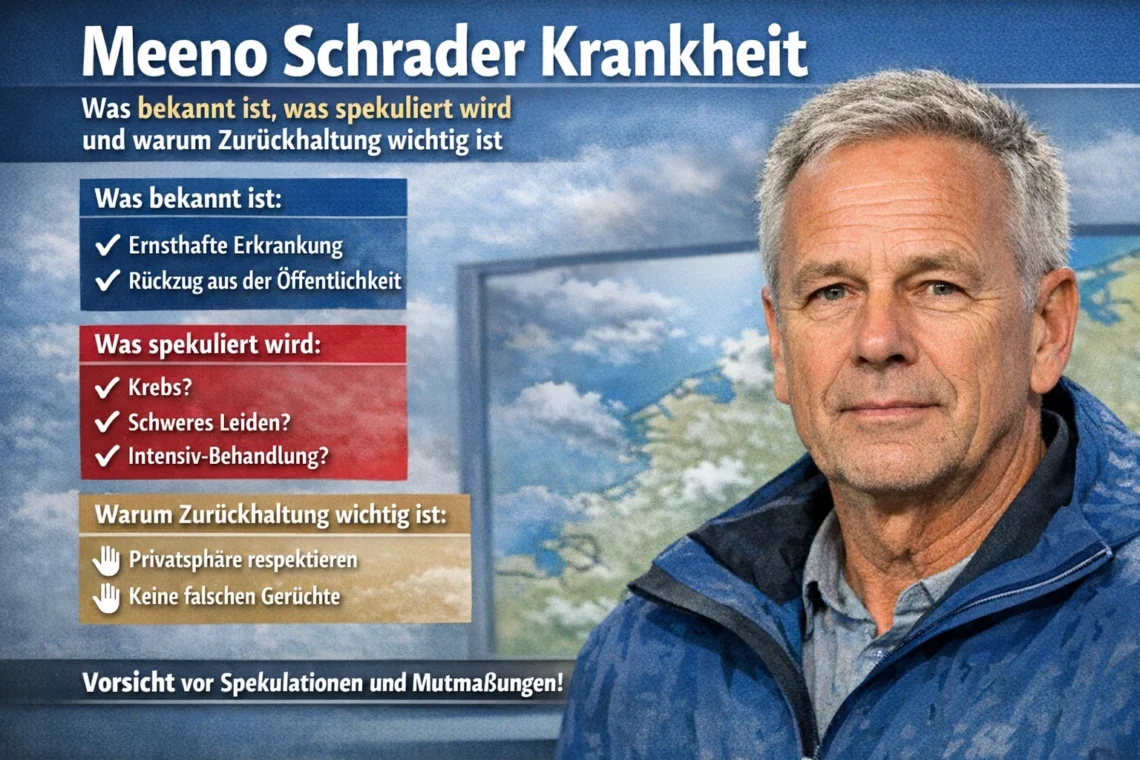 Meeno Schrader Krankheit