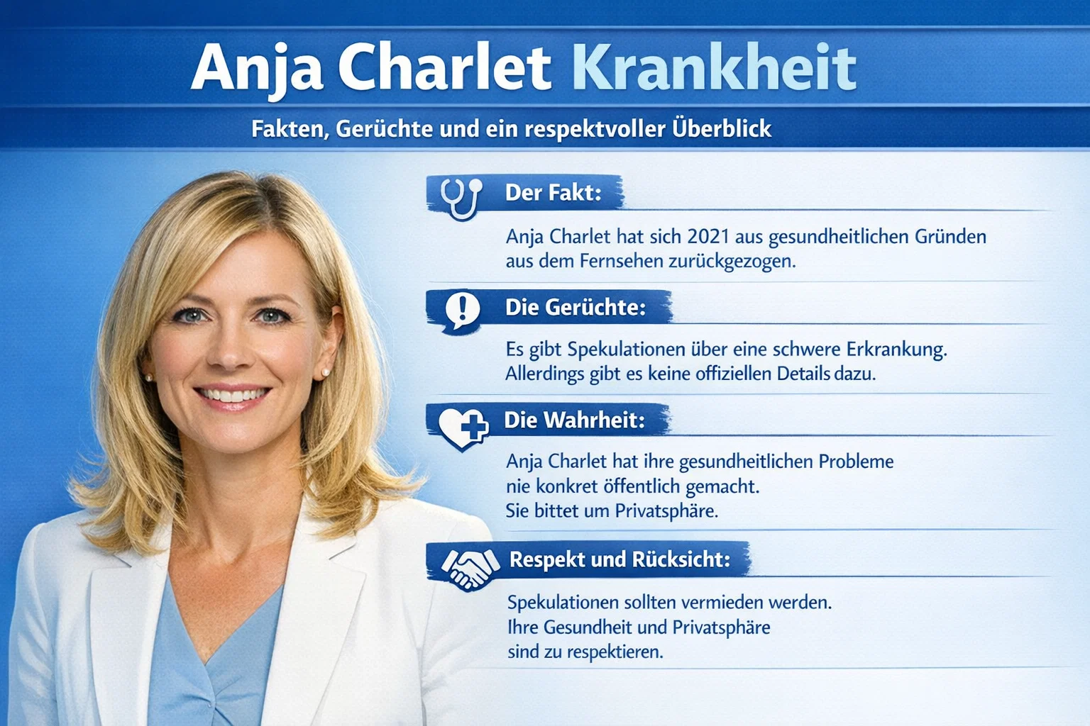 Anja Charlet Krankheit