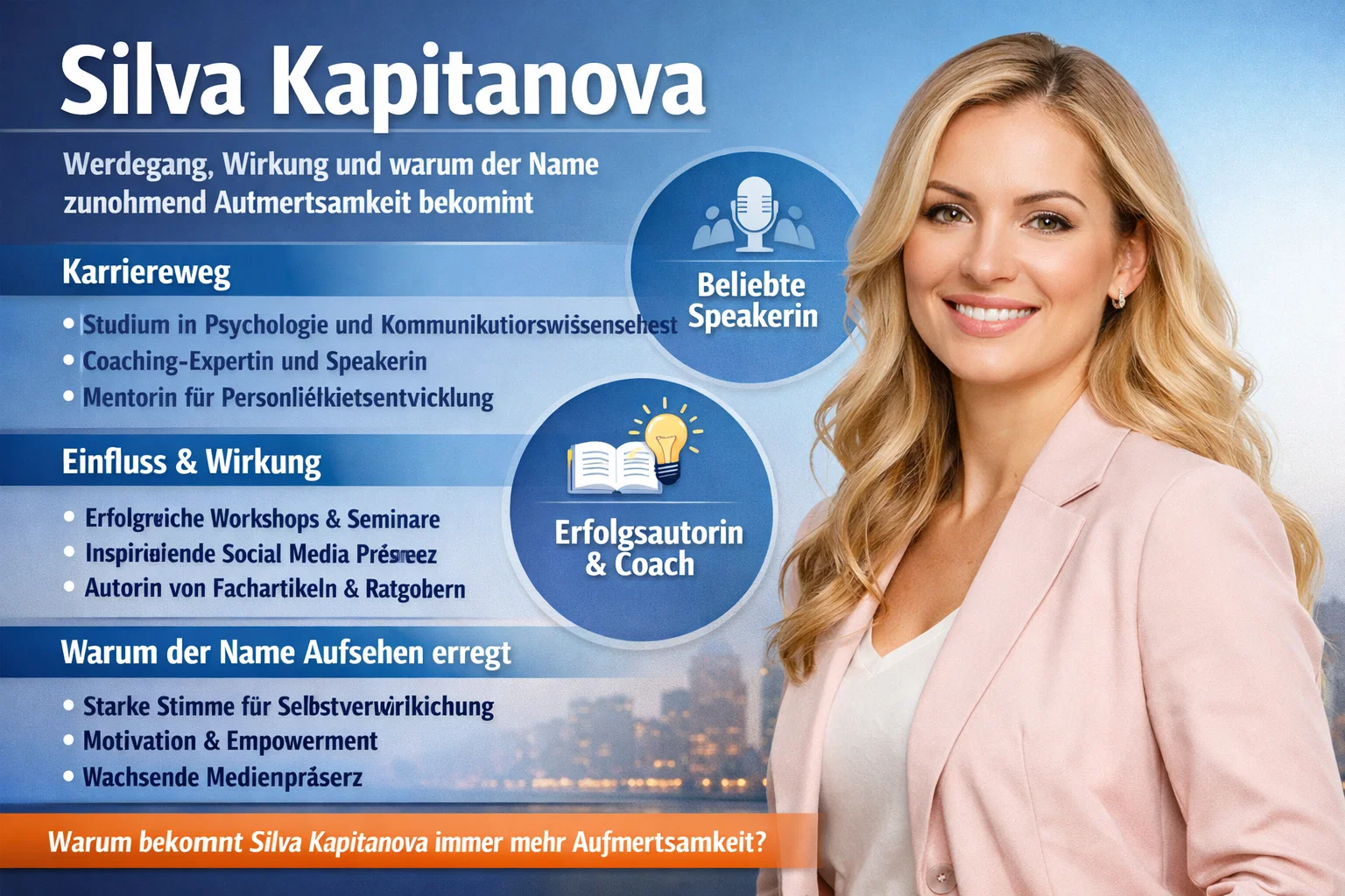 Silva Kapitanova – Werdegang, Wirkung und warum der Name zunehmend Aufmerksamkeit bekommt